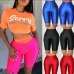 Women Stretch Biker Bike Shorts Workout Spandex Leggins Knee Length Short Trousers Women Summer Slim Shorts Womens