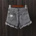 Womens Sexy Jeans Shorts Summer Booty Shorts Mini Denim Short Ladies Casual Jean Black Shorts Vintage Plus Size S-6XL