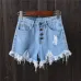 Womens Sexy Jeans Shorts Summer Booty Shorts Mini Denim Short Ladies Casual Jean Black Shorts Vintage Plus Size S-6XL