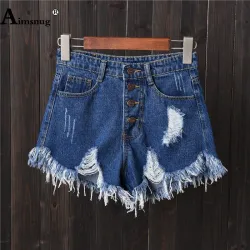 Womens Sexy Jeans Shorts Summer Booty Shorts Mini Denim Short Ladies Casual Jean Black Shorts Vintage Plus Size S-6XL