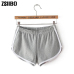 ZSIIBO New Summer black grey sport Shorts Women Casual Shorts Workout Waistband Skinny Short drop shipping