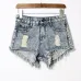 catonATOZ 1993 Women's  Fashion Brand Vintage Tassel Rivet Ripped High Waisted Short Jeans Punk Sexy Hot Woman Denim Shorts