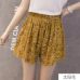 loose boho floral casual women chiffon shorts plus size polka dot shorts Summer M30270