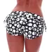 women's shorts summer high waist vintage signature skull print regular black shorts feminino skinny shorts women biker shorts