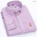 100% Cotton Men's Oxford Shirts High Quality Long Sleeved Button-down Neck Simplicity Soft Clothes Fashion Men Casual Shirt