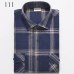 2018 Autumn Winter Fashion Flannel Shirts Men Long Sleeve Two Chest Pockets Slim Fit 100% Cotton Plaid Casual Flannel Shirt Men