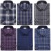 2018 Autumn Winter Fashion Flannel Shirts Men Long Sleeve Two Chest Pockets Slim Fit 100% Cotton Plaid Casual Flannel Shirt Men