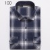 2018 Autumn Winter Fashion Flannel Shirts Men Long Sleeve Two Chest Pockets Slim Fit 100% Cotton Plaid Casual Flannel Shirt Men