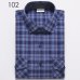 2018 Autumn Winter Fashion Flannel Shirts Men Long Sleeve Two Chest Pockets Slim Fit 100% Cotton Plaid Casual Flannel Shirt Men