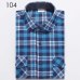 2018 Autumn Winter Fashion Flannel Shirts Men Long Sleeve Two Chest Pockets Slim Fit 100% Cotton Plaid Casual Flannel Shirt Men