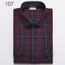 2018 Autumn Winter Fashion Flannel Shirts Men Long Sleeve Two Chest Pockets Slim Fit 100% Cotton Plaid Casual Flannel Shirt Men