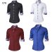 2018 Brand Design Casual Shirt Men Long Sleeve Slim Fit Cotton Dress Shirts Men Black Office Formal Men Shirt  Plus Size 5XL