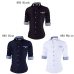 2018 Brand Design Casual Shirt Men Long Sleeve Slim Fit Cotton Dress Shirts Men Black Office Formal Men Shirt  Plus Size 5XL