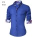 2018 Brand Design Casual Shirt Men Long Sleeve Slim Fit Cotton Dress Shirts Men Black Office Formal Men Shirt  Plus Size 5XL