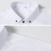 2018 New Fashion White Dress Shirts Men Long Sleeve Casual White Formal Shirt Men Slim Fit Wedding Shirt Male Clothing Tops