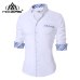 2018 New Men's Casual Shirts Long Sleeve Fashion Casual Shirt Men Office Dress Shirt Male All Size XS-Plus Size Camisa Masculina