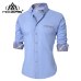 2018 New Men's Casual Shirts Long Sleeve Fashion Casual Shirt Men Office Dress Shirt Male All Size XS-Plus Size Camisa Masculina