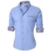 2018 New Men's Casual Shirts Long Sleeve Fashion Casual Shirt Men Office Dress Shirt Male All Size XS-Plus Size Camisa Masculina