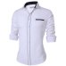 2018 New Men's Casual Shirts Long Sleeve Fashion Casual Shirt Men Office Dress Shirt Male All Size XS-Plus Size Camisa Masculina