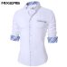 2018 New Summer Thin Men's Casual Shirt Regular Cotton Casual Shirt Men Long Sleeve Big Size Breathable Office Dress Shirts Men