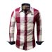 2019 New Arrival Men's Plaid Shirt Long Sleeve Shirt Men Dress Shirts Brand Casual Fashion Business Style Shirt 100% Cotton 064