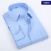 2019 New Men's Dress Shirt Solid Color Plus Size 8XL Black White Blue Gray Chemise Homme Male Business Casual Long Sleeved Shirt