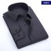 2019 New Men's Dress Shirt Solid Color Plus Size 8XL Black White Blue Gray Chemise Homme Male Business Casual Long Sleeved Shirt