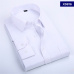 2019 New Men's Dress Shirt Solid Color Plus Size 8XL Black White Blue Gray Chemise Homme Male Business Casual Long Sleeved Shirt