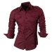 2019 Spring Autumn Features Shirts Men Casual Jeans Shirt New Arrival Long Sleeve Casual Slim Fit Male Shirts 8001