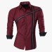 2019 Spring Autumn Features Shirts Men Casual Jeans Shirt New Arrival Long Sleeve Casual Slim Fit Male Shirts Z006