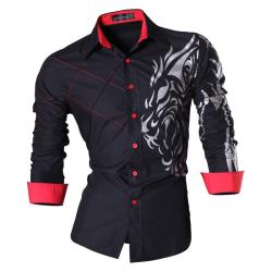 2019 Spring Autumn Features Shirts Men Casual Jeans Shirt New Arrival Long Sleeve Casual Slim Fit Male Shirts Z030