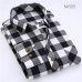 2019 Spring Autumn Flannel Men Plaid Shirt Long Sleeve Men's Warm Casual Shirts British Cotton Mens Check Shirt 14 Design YN790