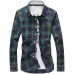 5XL Plaid Shirts Men Checkered Shirt Brand 2019 New Fashion Button Down Long Sleeve Casual Shirts Plus Size Drop Shipping