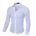 5XL Plus Size Brand-clothing Cotton Mens Clothing Solid Soft Men Shirt Long Sleeve Mens Shirts Casual Slim Fit Hot Sale