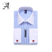 9XL 7XL 6XL Striped Men French Cufflinks Casual Dress Shirt Long Sleeved White Collar Design Style Mens French Cuff Dress Shirts