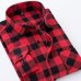 Casual Men Plaid Shirt Spring Autumn Flannel Shirt Men Dress Shirts Fashion Long Sleeve Slim Fit Chemise Homme Cotton Male Shirt