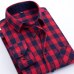 Casual Men Plaid Shirt Spring Autumn Flannel Shirt Men Dress Shirts Fashion Long Sleeve Slim Fit Chemise Homme Cotton Male Shirt