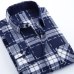 Casual Men Plaid Shirt Spring Autumn Flannel Shirt Men Dress Shirts Fashion Long Sleeve Slim Fit Chemise Homme Cotton Male Shirt