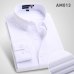 DAVYDAISY 2019 New Arrival Men Shirt Long Sleeve Twill Solid Striped Dress Business Shirt Slim Fit Man Dress Shirts DS258