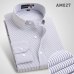 DAVYDAISY 2019 New Arrival Men Shirt Long Sleeve Twill Solid Striped Dress Business Shirt Slim Fit Man Dress Shirts DS258