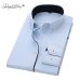 DAVYDAISY 2019 New Arrival Men Shirt Long Sleeve Twill Solid Striped Dress Business Shirt Slim Fit Man Dress Shirts DS258