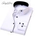 DAVYDAISY High Quality Men Shirt Long Sleeve Twill Solid Formal Business Shirt Brand Man Dress Shirts DS085