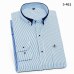 DUDALINA 2019 Men Shirt Long Sleeved Male Striped Formal Business Shirts Brand Work Shirt Man Party Cloths New Arrival