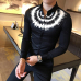 Digital Printed Casual Shirt Men Long Sleeve New 2019 Korean Dress Slim Fit Tuxedo Shirts Male Fashion Night Club Work Shirt Men