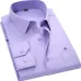Dudalina 2019 Men Shirt Plus Size Color Pocket Long Sleeved Classical Male Shirts Formal Business Shirt Man Embroidery Logo