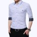 Dudalina Shirt Male 2019 Long Sleeve Men Shirt No pocket Casual Embroidery Formal Business Man Shirt Slim Fit Designer Dress