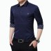 Dudalina Shirt Male 2019 Long Sleeve Men Shirt No pocket Casual Embroidery Formal Business Man Shirt Slim Fit Designer Dress