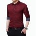 Dudalina Shirt Male 2019 Long Sleeve Men Shirt No pocket Casual Embroidery Formal Business Man Shirt Slim Fit Designer Dress