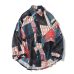 GONTHWID Japanese Ukiyo E Geometry Patchwork Long Sleeve Shirts 2018 Hip Hop Casual Streetwear Shirts Men Women Fashion Tops