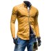 High Quality New Men's Autumn Casual Formal Slim Button-Down Long Sleeve Dress Shirts Drop Shipping 0730